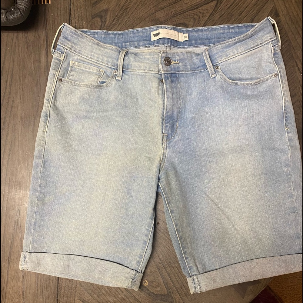 Light Denim Levi Bermuda Shorts